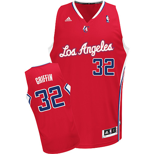  NBA Los Angeles Clippers 32 Blake Griffin New Revolution 30 Swingman Road Red Jersey